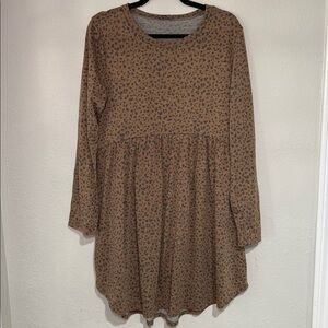 Jodifl leopard babydoll dress